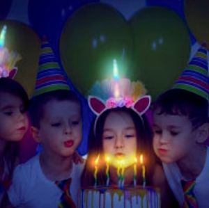 L.E.D Unicorn Birthday party accessories